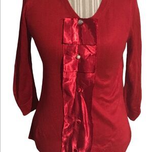 Kristen Davis size smalll holiday sweater excellent condition see pics